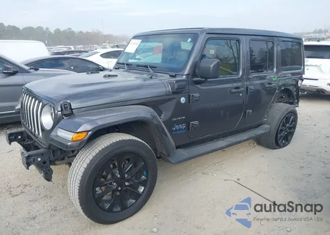 2022 Jeep Wrangler 4Xe Unlimited Sahara 4X4 из США, поврежденный, VIN 1C4JJXP63NW137720